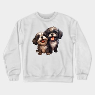 Puppy Pals: Shih Tzu Crewneck Sweatshirt